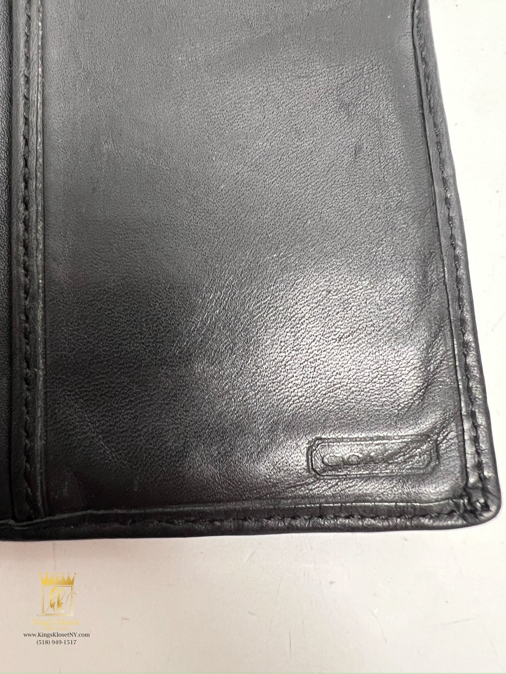 Coach Embossed Leather Wallet - Picture 11 of 11